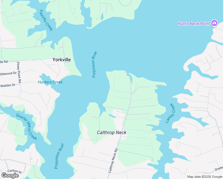 map of restaurants, bars, coffee shops, grocery stores, and more near 1811B Calthrop Neck Road in Yorktown