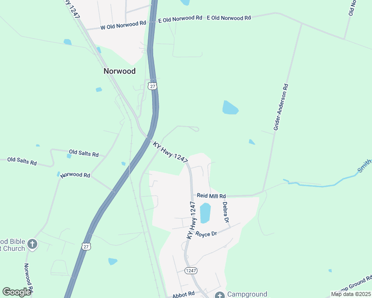 map of restaurants, bars, coffee shops, grocery stores, and more near 4310 Kentucky 1247 in Science Hill