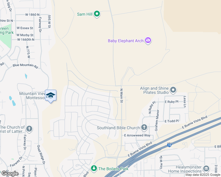 map of restaurants, bars, coffee shops, grocery stores, and more near 108 Camino Borde in Washington