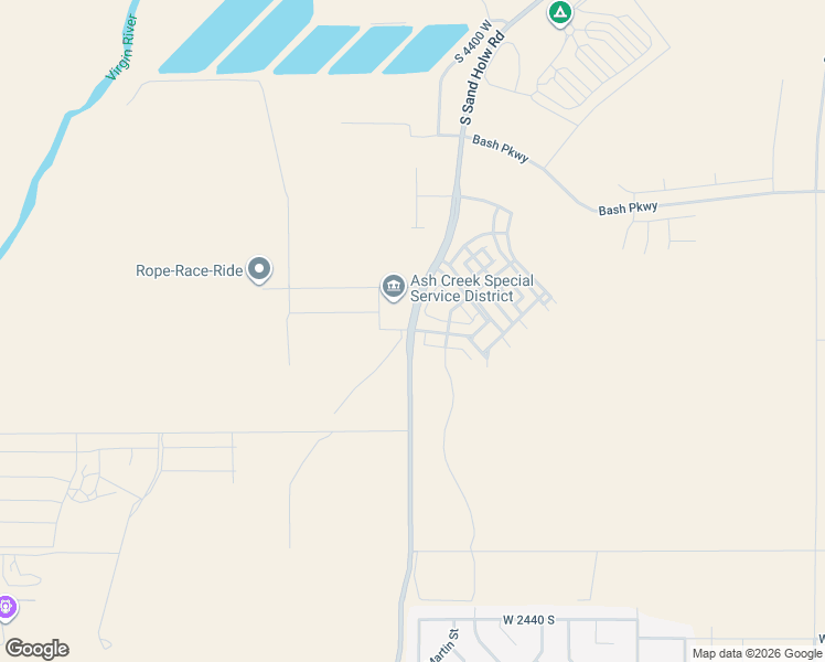 map of restaurants, bars, coffee shops, grocery stores, and more near 1125 South Sand Hollow Road in Hurricane
