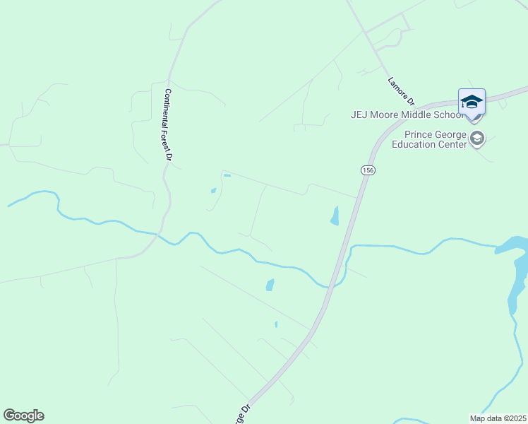 map of restaurants, bars, coffee shops, grocery stores, and more near 5901 Larchwood Drive in Disputanta