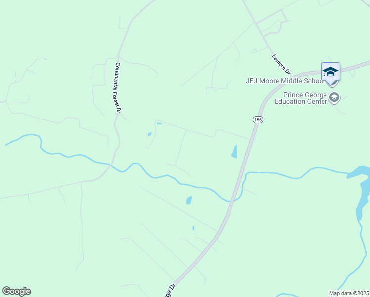 map of restaurants, bars, coffee shops, grocery stores, and more near 5901 Larchwood Drive in Disputanta