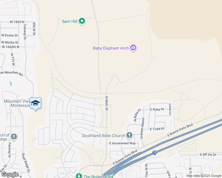 map of restaurants, bars, coffee shops, grocery stores, and more near 1273 North Lozano Road in Washington