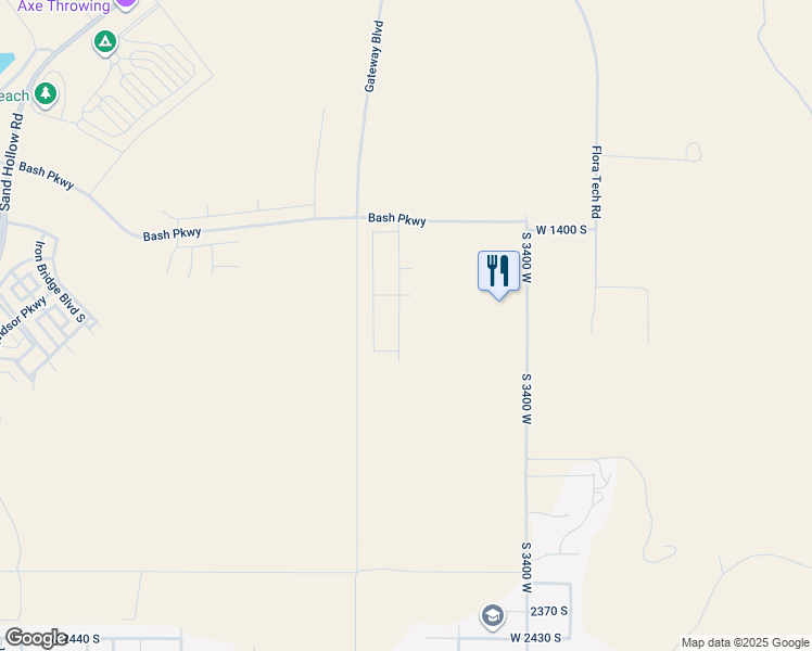 map of restaurants, bars, coffee shops, grocery stores, and more near 590 North State Street in Hurricane