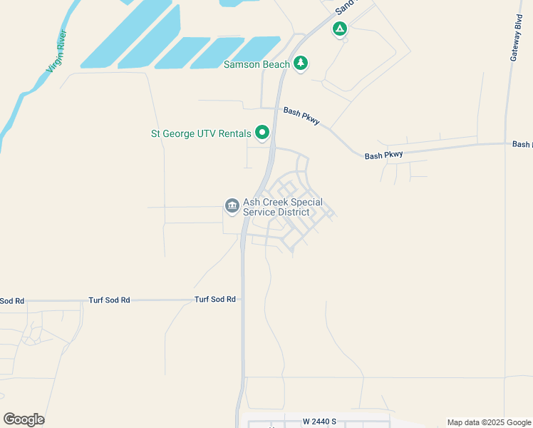 map of restaurants, bars, coffee shops, grocery stores, and more near 1460 Windsor Parkway in Hurricane