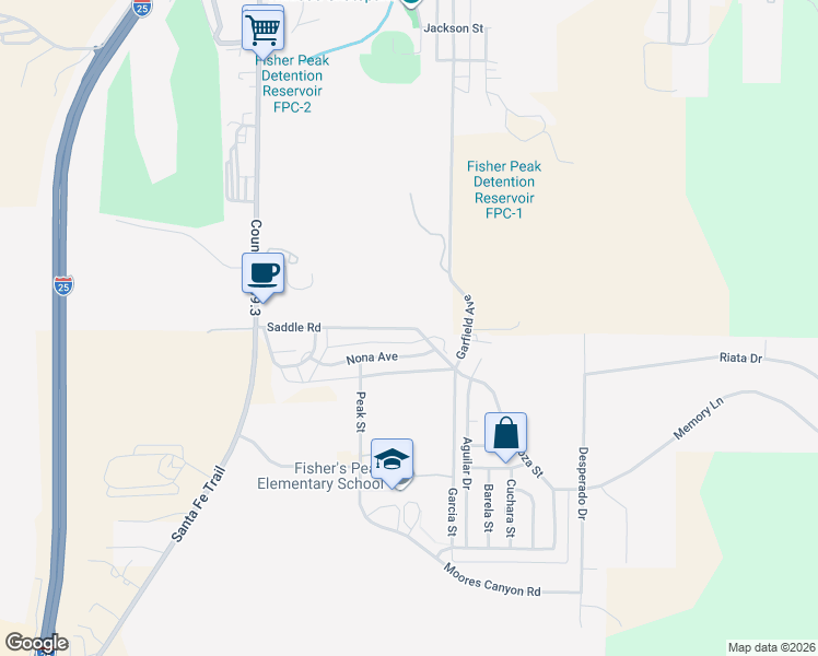map of restaurants, bars, coffee shops, grocery stores, and more near 498 Saddle Rd in Trinidad