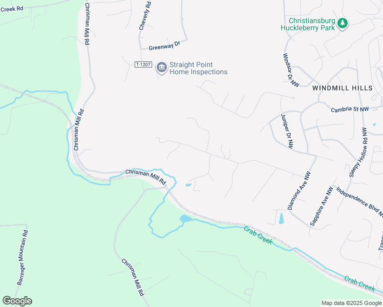 map of restaurants, bars, coffee shops, grocery stores, and more near 480 Emerald Boulevard Northwest in Christiansburg