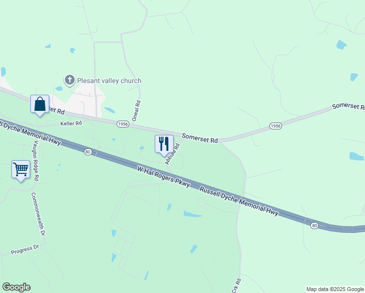 map of restaurants, bars, coffee shops, grocery stores, and more near 55 Abbuhl Road in London