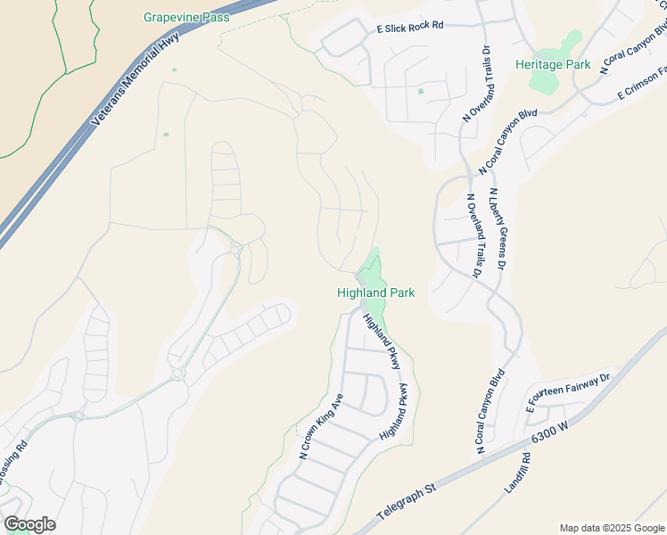map of restaurants, bars, coffee shops, grocery stores, and more near 1641 North Highland Parkway in Washington