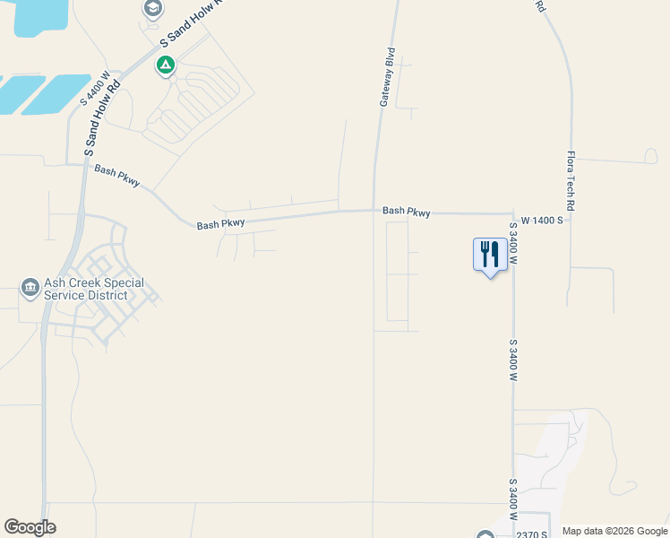 map of restaurants, bars, coffee shops, grocery stores, and more near Strawberry Avenue in Hurricane