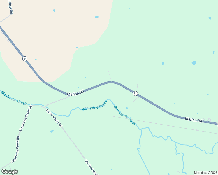 map of restaurants, bars, coffee shops, grocery stores, and more near 13425 Marion Road in Princeton