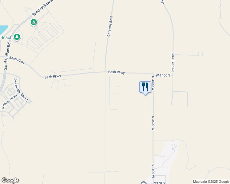 map of restaurants, bars, coffee shops, grocery stores, and more near 590 North State Street in Hurricane