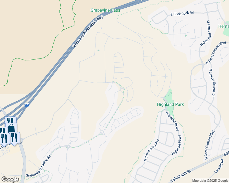 map of restaurants, bars, coffee shops, grocery stores, and more near 1365 Paseos Street in Washington