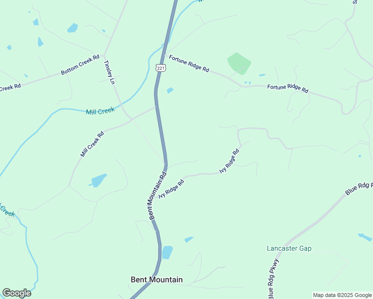 map of restaurants, bars, coffee shops, grocery stores, and more near 10110 Bent Mountain Road in Bent Mountain