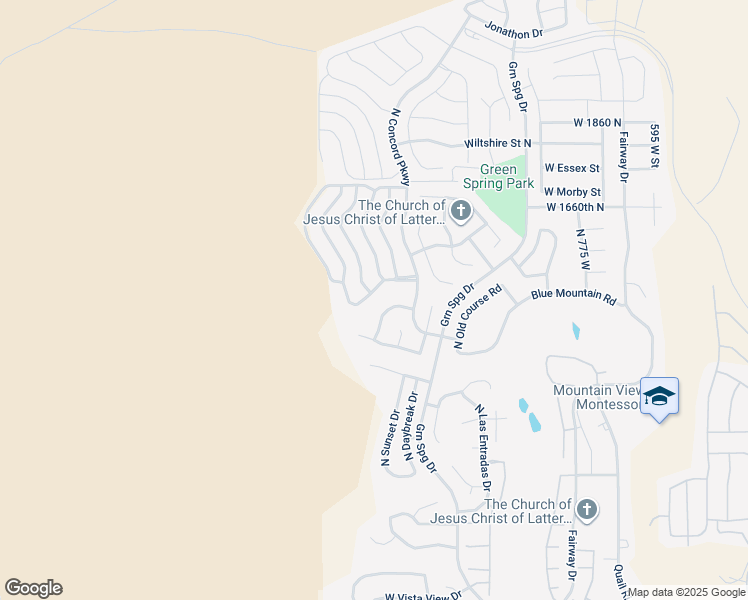 map of restaurants, bars, coffee shops, grocery stores, and more near 1343 West Cambridge Avenue in Washington