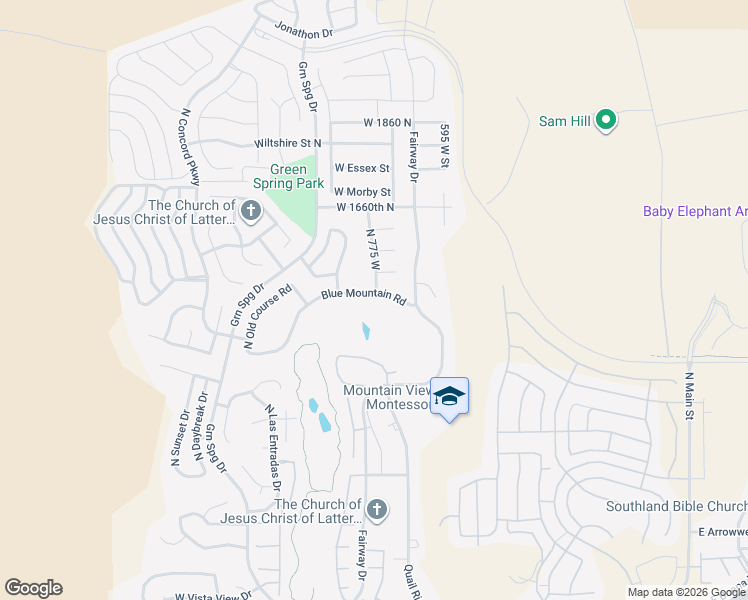 map of restaurants, bars, coffee shops, grocery stores, and more near 777 West Blue Mountain Road in Washington