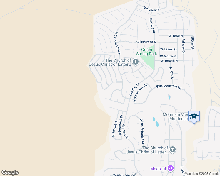 map of restaurants, bars, coffee shops, grocery stores, and more near 1343 West Cambridge Avenue in Washington