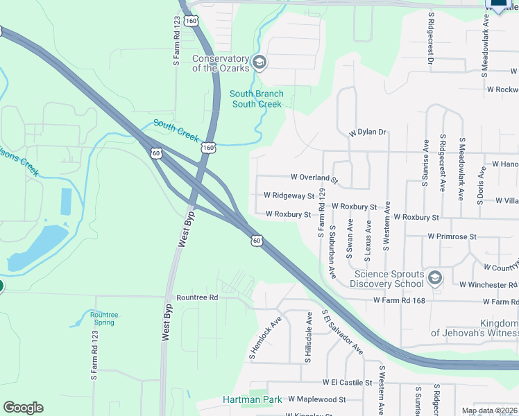map of restaurants, bars, coffee shops, grocery stores, and more near 3857 West Roxbury Street in Springfield