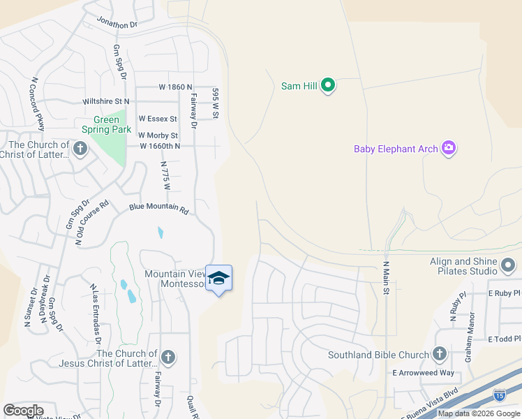 map of restaurants, bars, coffee shops, grocery stores, and more near 1414 Via Del Sol in Washington