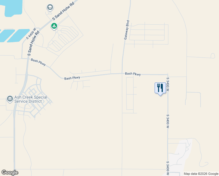 map of restaurants, bars, coffee shops, grocery stores, and more near Strawberry Avenue in Hurricane