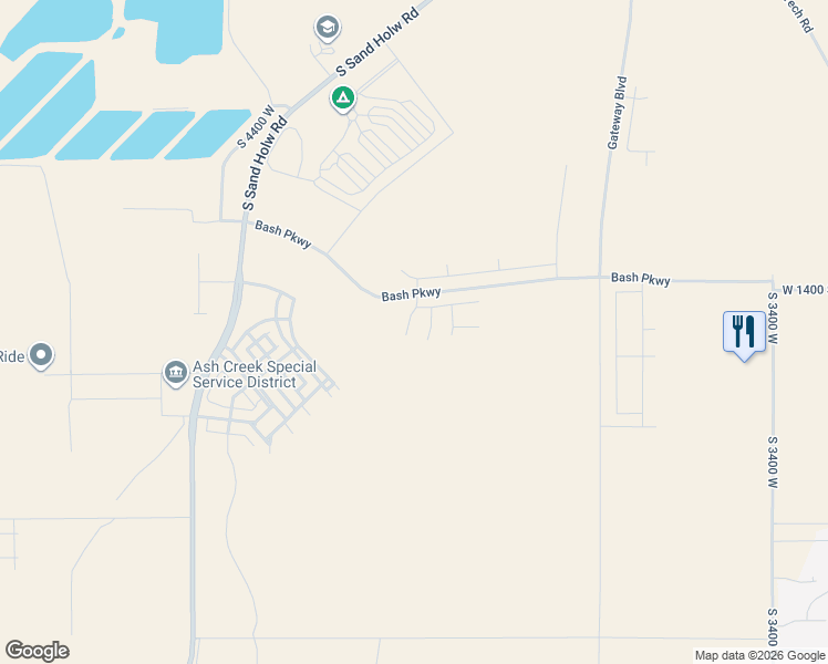 map of restaurants, bars, coffee shops, grocery stores, and more near South 4040 West in Hurricane