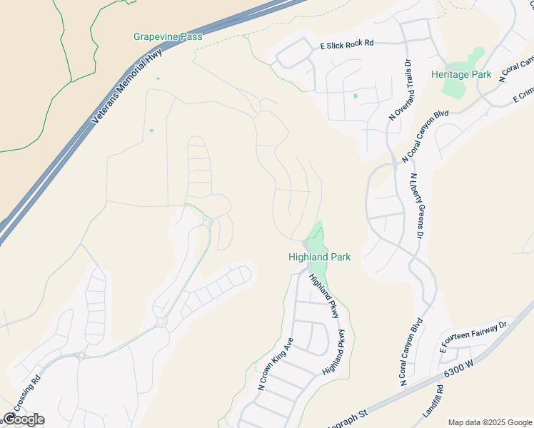 map of restaurants, bars, coffee shops, grocery stores, and more near 1459 North Highland Parkway in Washington