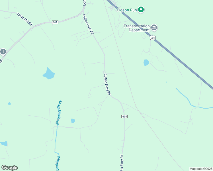map of restaurants, bars, coffee shops, grocery stores, and more near 720 Collins Ferry Road in Gladys