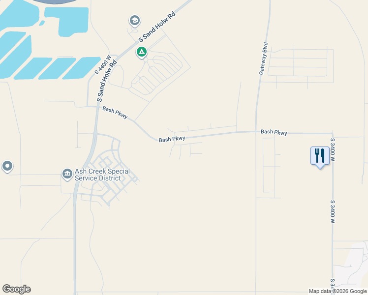 map of restaurants, bars, coffee shops, grocery stores, and more near 3997 West 1500 South in Hurricane