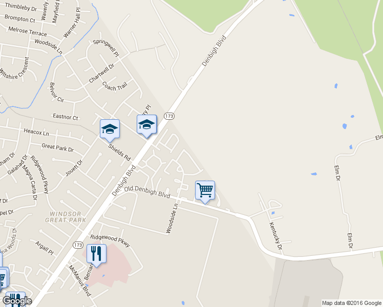 map of restaurants, bars, coffee shops, grocery stores, and more near 48 Roffman Place in Newport News