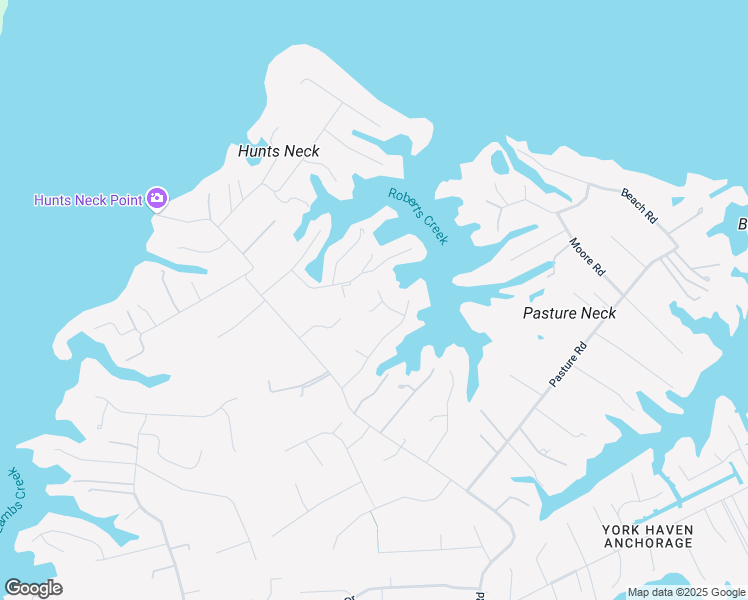 map of restaurants, bars, coffee shops, grocery stores, and more near 5 Bessies Landing Drive in Poquoson
