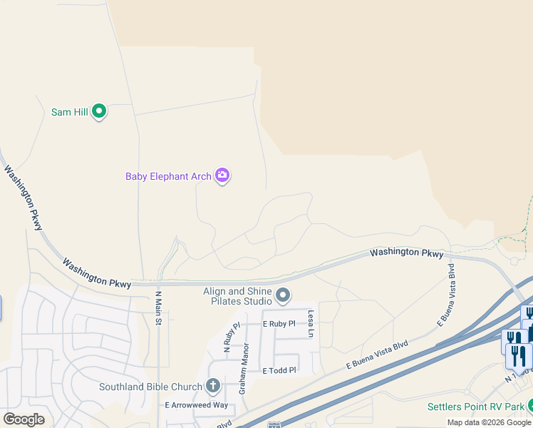 map of restaurants, bars, coffee shops, grocery stores, and more near in Washington