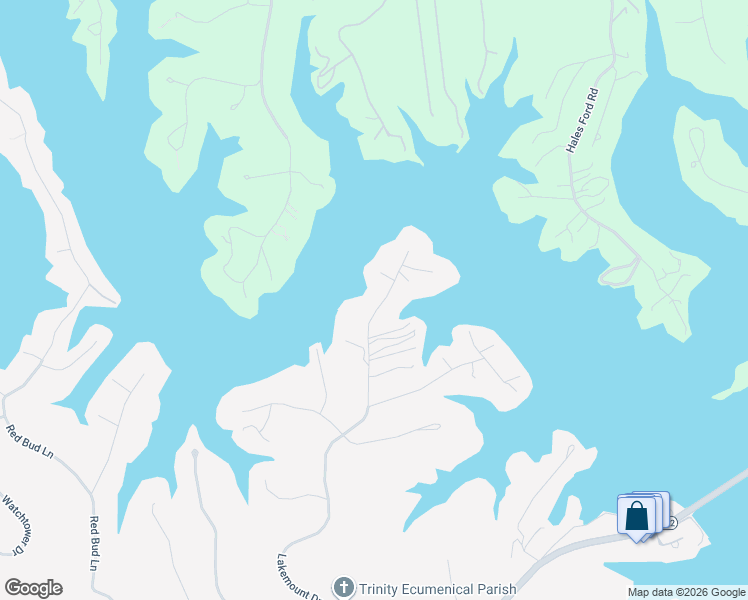 map of restaurants, bars, coffee shops, grocery stores, and more near 915 Lakemount Drive in Moneta
