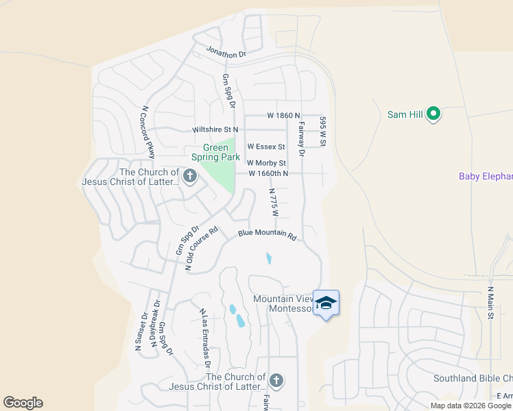 map of restaurants, bars, coffee shops, grocery stores, and more near 1526 Parkstone Road West in Washington
