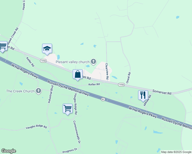 map of restaurants, bars, coffee shops, grocery stores, and more near 3218 Somerset Road in London