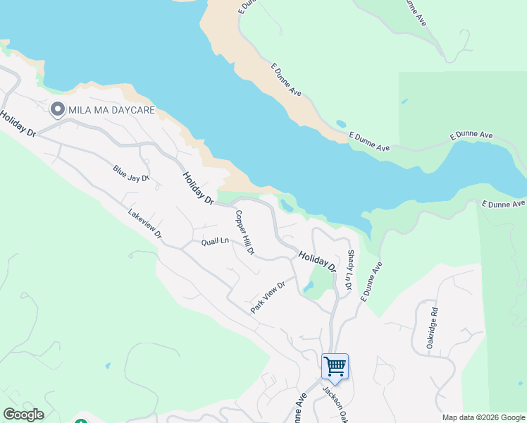 map of restaurants, bars, coffee shops, grocery stores, and more near 17220 Holiday Drive in Morgan Hill