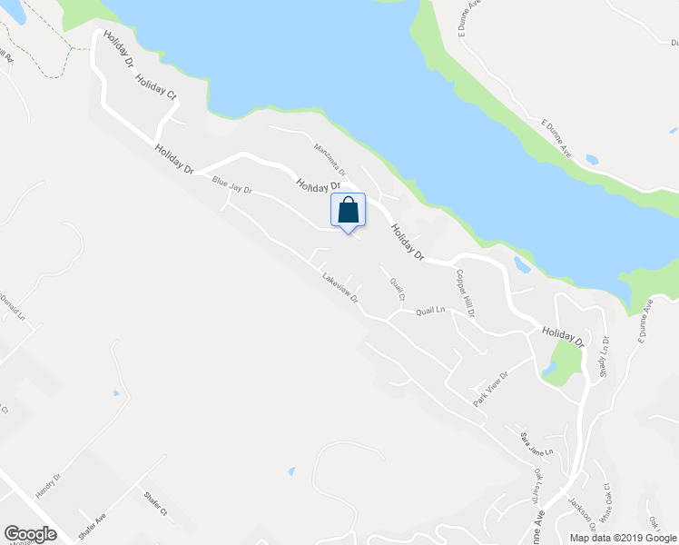 map of restaurants, bars, coffee shops, grocery stores, and more near 17350 Lakeview Drive in Morgan Hill