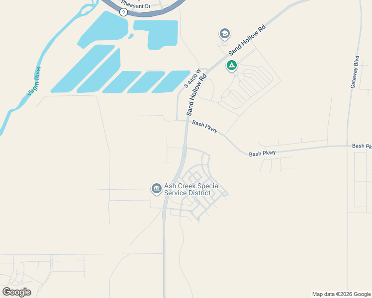 map of restaurants, bars, coffee shops, grocery stores, and more near 35 Sand Hollow Road in Hurricane