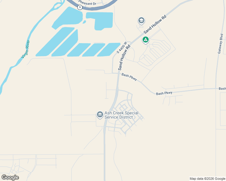 map of restaurants, bars, coffee shops, grocery stores, and more near 68 Sand Hollow Road in Hurricane