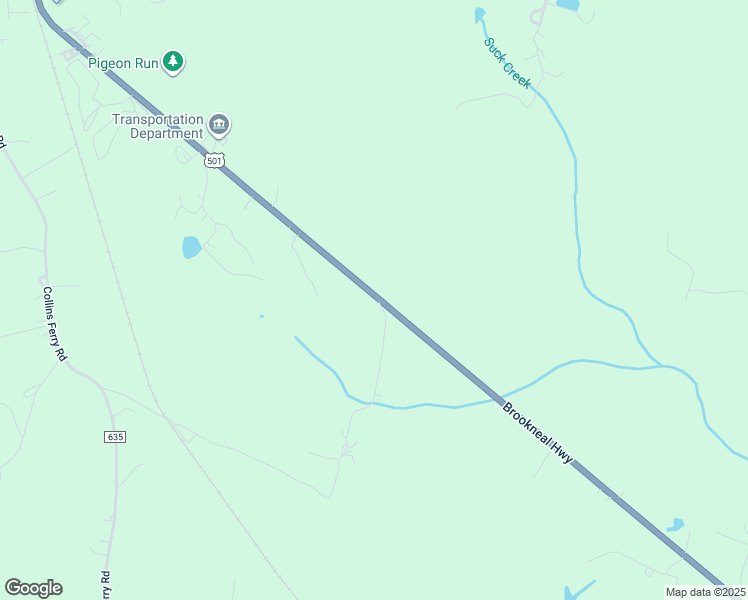 map of restaurants, bars, coffee shops, grocery stores, and more near 9487 Brookneal Highway in Gladys