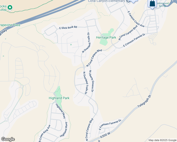 map of restaurants, bars, coffee shops, grocery stores, and more near 1587 North Liberty Greens Drive in Washington