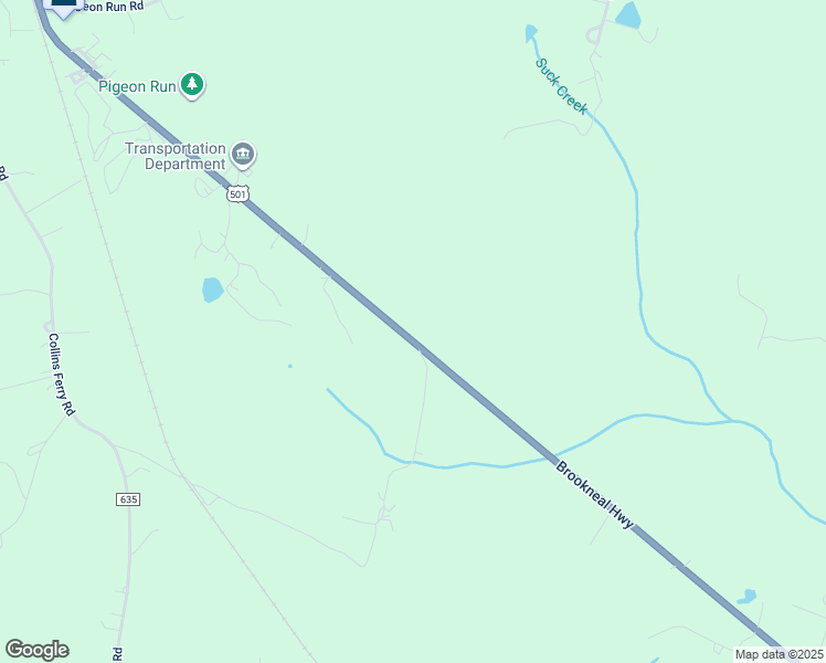 map of restaurants, bars, coffee shops, grocery stores, and more near 9472 Brookneal Highway in Gladys