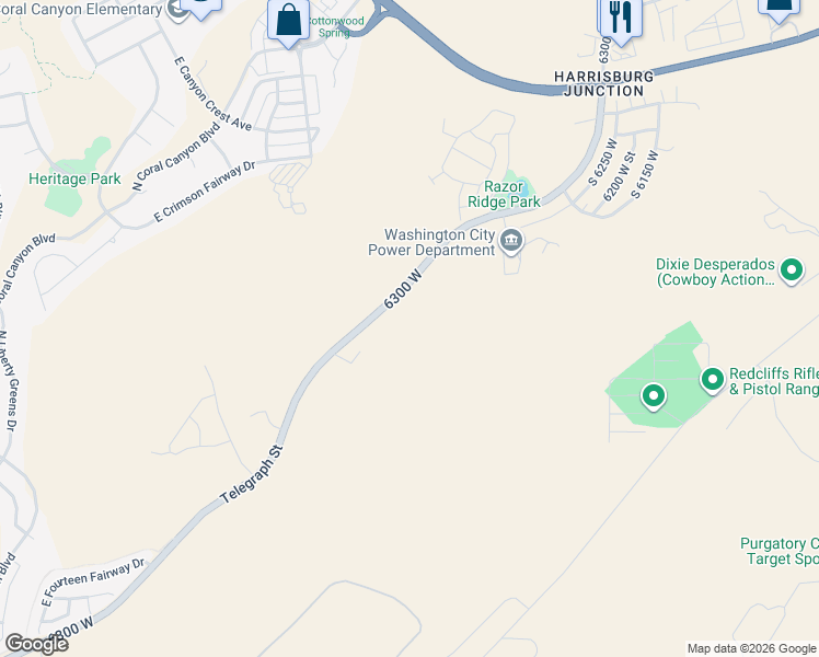 map of restaurants, bars, coffee shops, grocery stores, and more near in Washington