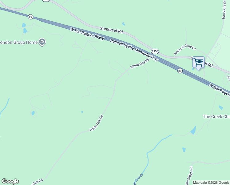 map of restaurants, bars, coffee shops, grocery stores, and more near 350 White Oak Road in London