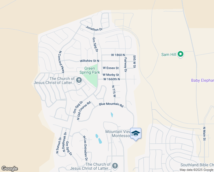 map of restaurants, bars, coffee shops, grocery stores, and more near 1592 Parkstone Road West in Washington