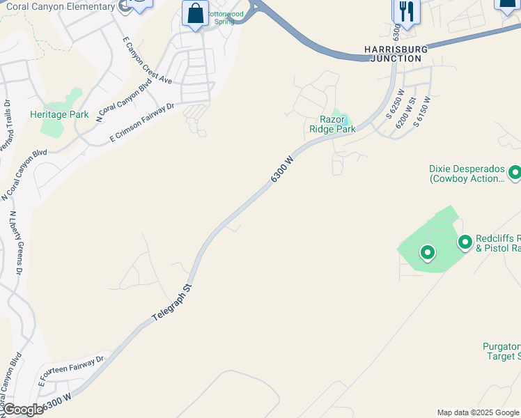 map of restaurants, bars, coffee shops, grocery stores, and more near 3994 Razor Dr. in Washington