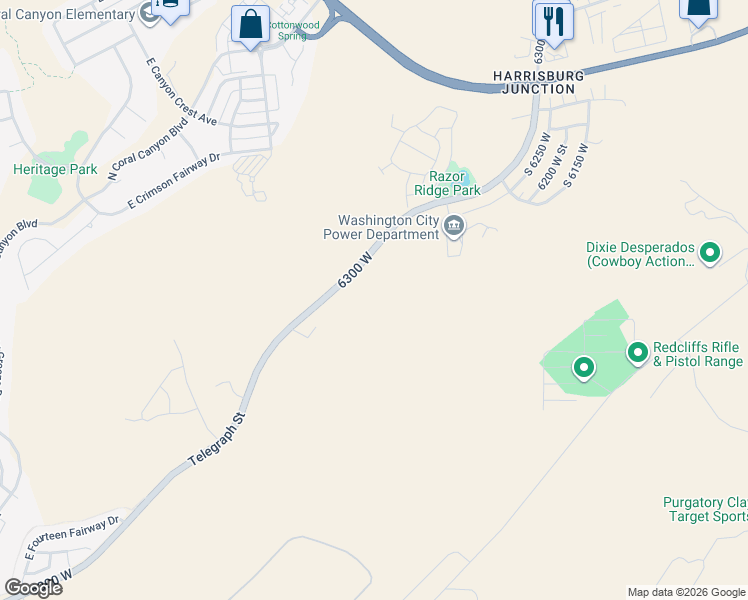 map of restaurants, bars, coffee shops, grocery stores, and more near 1160 East Telegraph Street in Washington