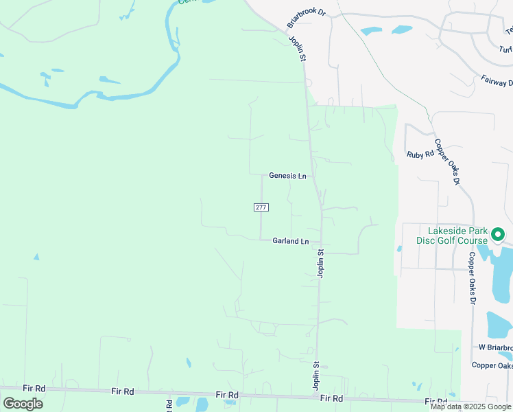 map of restaurants, bars, coffee shops, grocery stores, and more near 6651 County Road 277 in Joplin