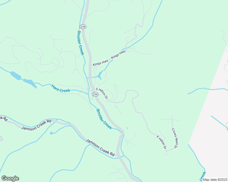 map of restaurants, bars, coffee shops, grocery stores, and more near 281 Anchor Court in Boulder Creek