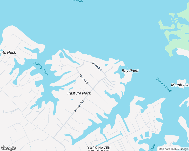 map of restaurants, bars, coffee shops, grocery stores, and more near 6 Hollingsworth Way in Poquoson