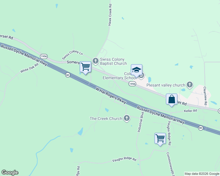 map of restaurants, bars, coffee shops, grocery stores, and more near 3835 Somerset Road in London